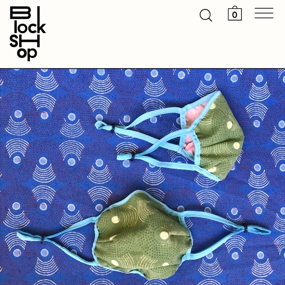 Block Shop Textiles face mask - Picture 3 of 5